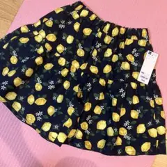 GU レモン柄 ネイビー 半ズボン 160サイズ