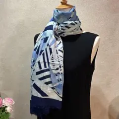 L'EQUIPE YOSHIE INABA ストール ブルー系のサムネイル