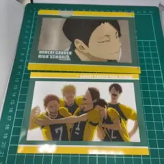 ハイキュー!!　クリアファイル ポストカード ハイキュー‼︎ ミニクリアファイル ポストカード vol2 戸美学園高校