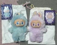 2点セット　LABUBU エナジー ラブブ　Hope 水色Luck 紫