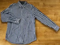 【超美品】やっぱかっこいい！ NAUTICA M (XL可) 青x黒ストライプ