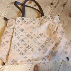 ラシット　パンプキンオレンジベージュ　トートバッグ