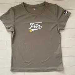 FILA テニス Tシャツ カーキ スポーツウェア