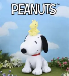 PEANUTS スヌーピー&ウッドストック　　LLぬいぐるみ