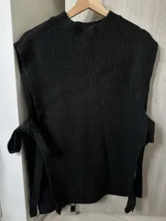 ROYAL PARTY ブラックニットベスト