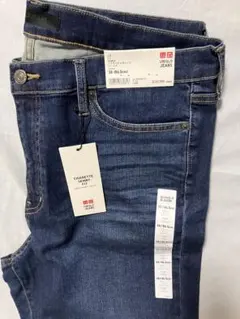 新品ユニクロ　スキニーフィットハイライズシガレットジーンズ 86.5cm