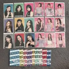 TWICE this is for オフラインくじ 参加賞 クリアトレカ　コンプ