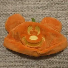 【中古美品】ディズニー ハロウィーン ミッキー パンプキン キャップ