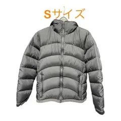 ノースフェイス ダウンジャケット 黒 S フード付