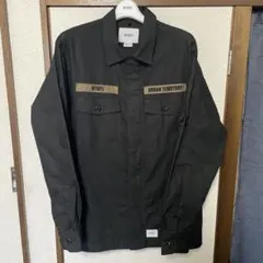WTAPS FLYERS ミリタリーシャツジャケット ブラック 03のサムネイル