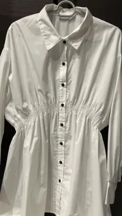 ウエストシャーリング ホワイトシャツ Fサイズ