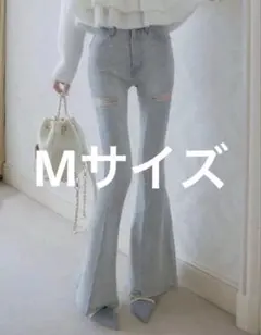 Darich♡DDボタンロングフレアデニム♡インディゴ♡S - メルカリ