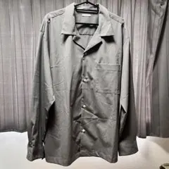 オープンカラーシャツ 長袖