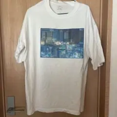 米津グラフィックプリント Tシャツ ホワイト