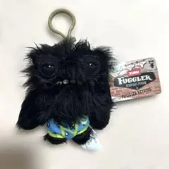 ファグラー　fuggler ぬいぐるみキーリング　ワイドアイ　ブラック　黒