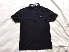 Burberry Black Label バーバリー　黒 ポロシャツ　ブラック