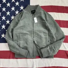 【新品タグ付】バナナリパブリック フェイクスエード ボンバージャケット MA-1