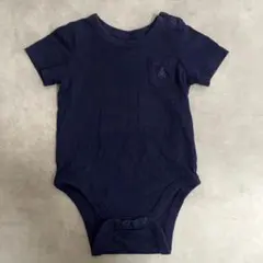 babyGAP ネイビー 半袖ロンパース 80cm(12〜18month)