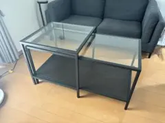 【引き取り限定】IKEA ガラステーブル