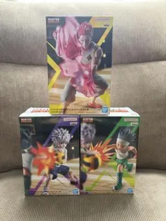 【新品未開封】ハンターハンター　フィギュア　G.I.編　ゴン　キルア　ヒソカ
