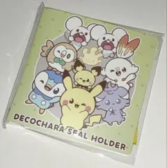ポケモンパン ポケピース シールホルダー ピカチュウ ポッチャマ ピチュー