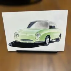 日産 フィガロ ・日産リーフ ポストカード 2枚セット　非売品