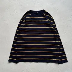 OLD UNIQLO l/s tee border 00s y2k 紺タグ XL - メルカリ