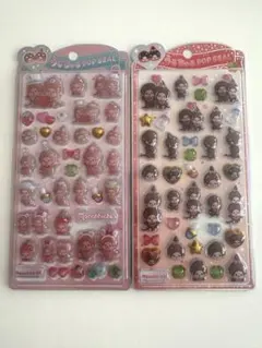 うるちゅるポップシール☆モンチッチ　２種セット