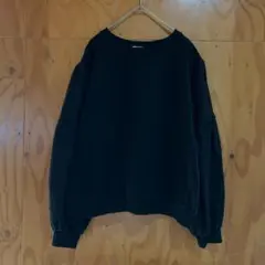 palm RICHE レディーズ　トレーナー ブラック　黒 M