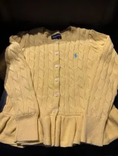 美品　ラルフローレンPolo カーディガン フリル