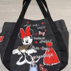 ミニーマウス トートバッグ 大きめ
