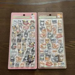 正規品★ボンボンドロップ シール 和柄　犬　猫