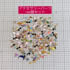 アクセサリーパーツ チャーム 160個セット