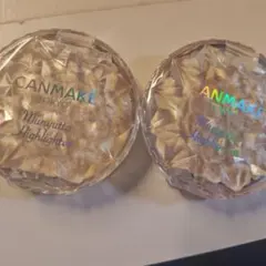 キャンメイク　むにゅっとハイライター　01×2点