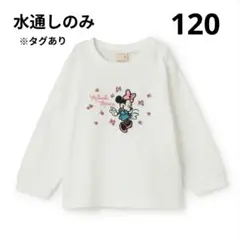 プティマイン　120　Disneyグラフィック長袖T　ミニーちゃん　ロンティー