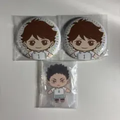 ハイキュー!! 及川徹 岩泉一 缶バッジ アクリルスタンド セガラッキーくじ