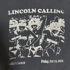 2012 LINCOLN CALLING セクシーガール 両面プリントTシャツ