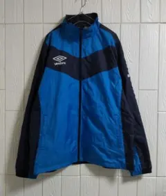 アンブロ ウインドブレーカー XL相当 裏地起毛 トリコット サッカー