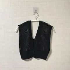 LOWRYS FARM　ビスチェ　メッシュ　Fブラック