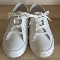 SUPERGA ホワイト スニーカー　レインシューズ36