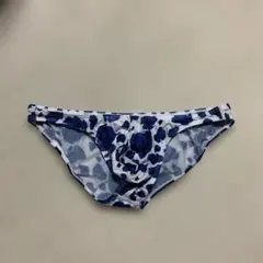 SEOBEAN青ヒョウ柄メンズビキニMサイズ