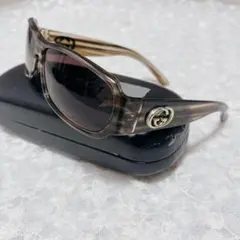 【希少】GUCCI グッチ ラメ入り サングラス ブラウンのサムネイル