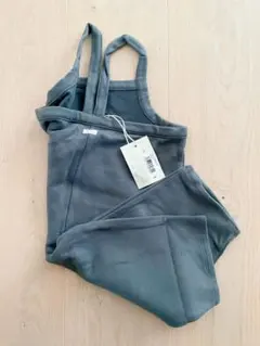 Organic zoo サロペット 2-3y グリーン