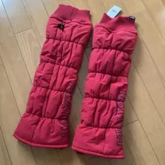 新品◆タグ付◆FILA GOLF◆裏ボアレッグウォーマー　レッド　税込5280円