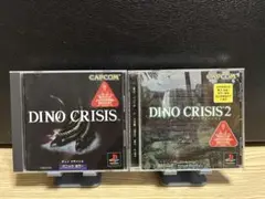 ディノクライシス　2タイトルセット ps1 ソフト