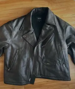 BEAMS レザーライダースジャケット Sサイズ
