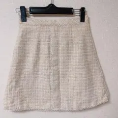 【新品未使用品】evelyn ツイード ミニスカート