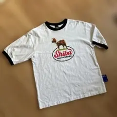 SEQUENZ / RINGER TEE リンガー Tシャツ　柴犬