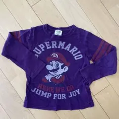 子ども服　スーパーマリオ 長袖カットソー 120
