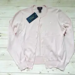 【未使用】Polo Ralph Lauren 長袖カーディガン ピンク　柔らかのサムネイル